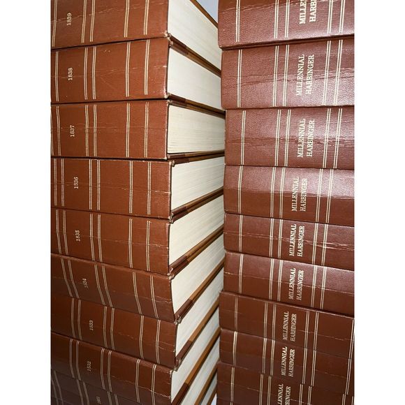 Alexander Campbell Millennial Harbinger 42 Volume Set 1987 Complete 1830-1870 - Picture 5 of 9